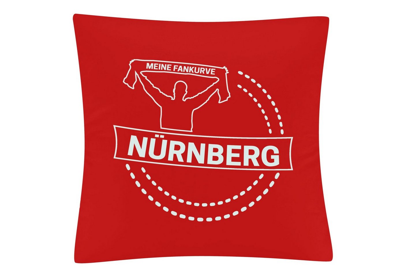 Kissenbezug Nürnberg - Meine Fankurve - Kissen, multifanshop von multifanshop