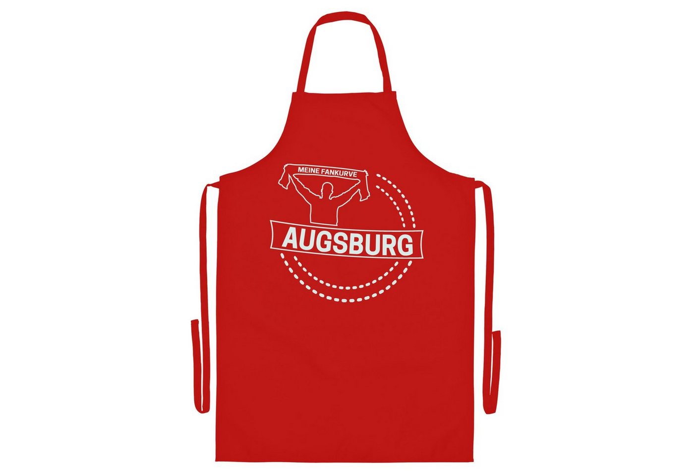 multifanshop Grillschürze Augsburg - Meine Fankurve - Schürze von multifanshop