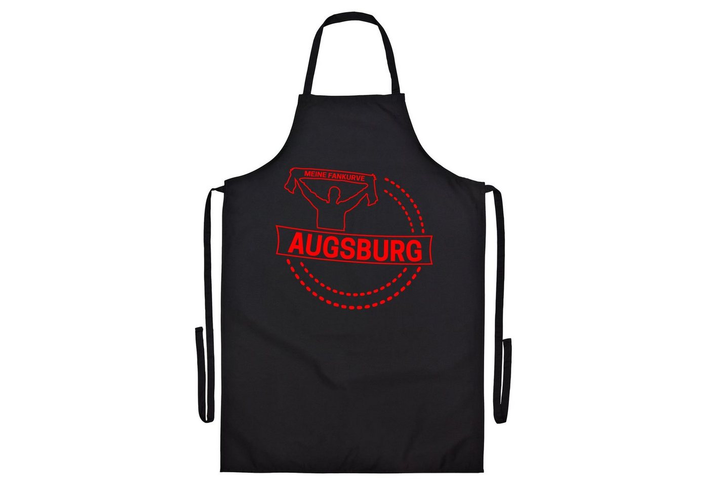 multifanshop Grillschürze Augsburg - Meine Fankurve - Schürze von multifanshop