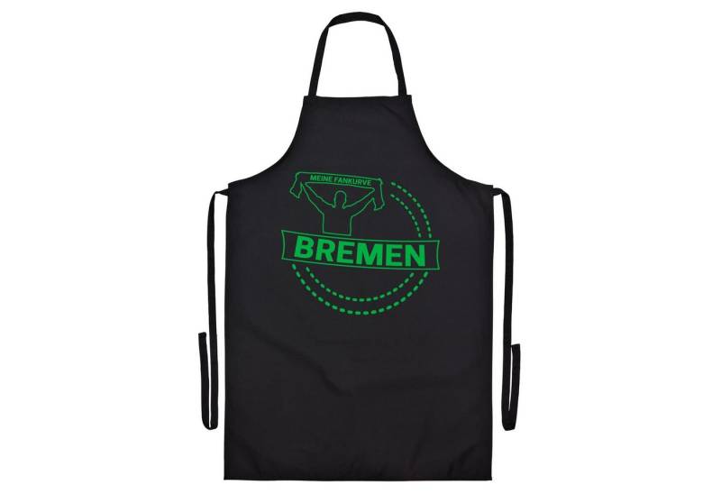 multifanshop Grillschürze Bremen - Meine Fankurve - Schürze von multifanshop