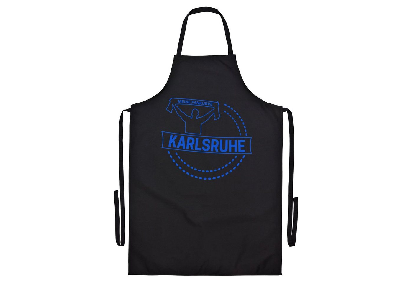 multifanshop Grillschürze Karlsruhe - Meine Fankurve - Schürze von multifanshop