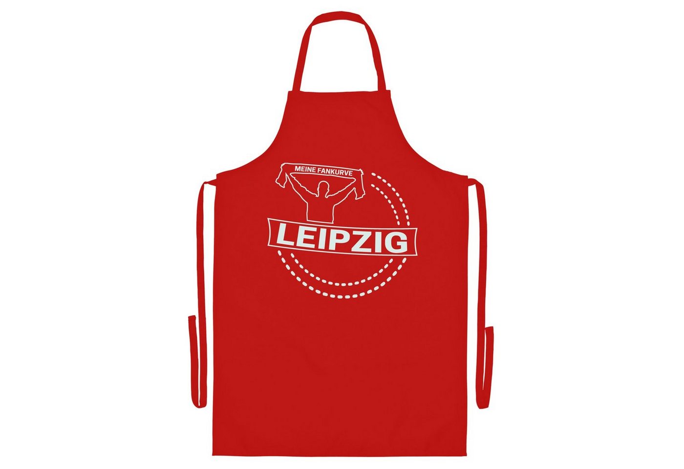 multifanshop Grillschürze Leipzig - Meine Fankurve - Schürze von multifanshop