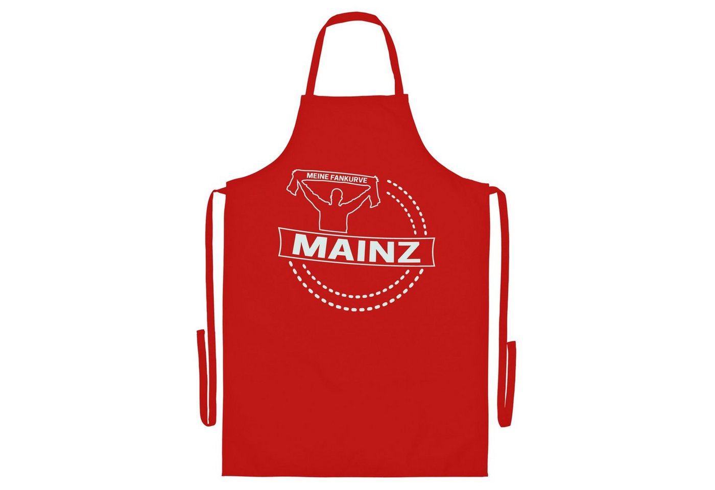 multifanshop Grillschürze Mainz - Meine Fankurve - Schürze von multifanshop