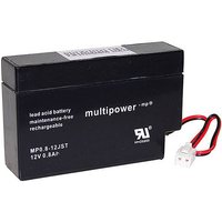 Multipower PB-12-0,8-JST MP0,8-12 Bleiakku 12V 0.8Ah Blei-Vlies (AGM) (B x H x T) 96 x 62 x 25mm JST von MULTIPOWER