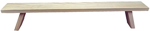 mumba® Lichterbogenerhöhung Unterstellbank Fuß Erhöhung Bank Fensterbank für Schwibbogen (1, 60cm) von mumba