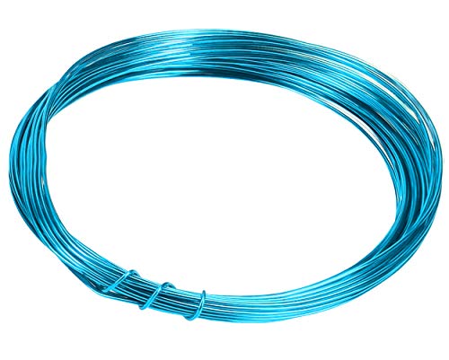 mumbi 10m Basteldraht 1mm, Schmuckdraht Aludraht Dekodraht Aluminiumdraht rostfreier Draht in Blau mumbi 10m Basteldraht 1mm, Schmuckdraht Aludraht Dekodraht Aluminiumdraht rostfreier Draht in Blau von mumbi