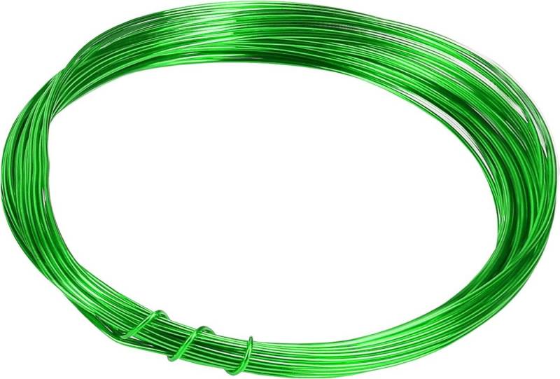 mumbi Basteldraht Basteldraht Aluminium Grün 10m, 1mm stark – Schmuck- & Dekodraht DIY mumbi Basteldraht Basteldraht Aluminium Grün 10m, 1mm stark – Schmuck- & Dekodraht DIY von mumbi