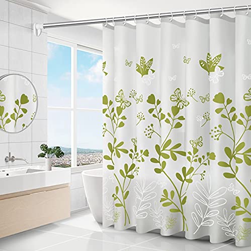 mumbi Duschvorhang Vorhang Dusche Duschvorhänge 180x200 Badewannenvorhang Ersatzvorhang Schmetterlingsweide von mumbi