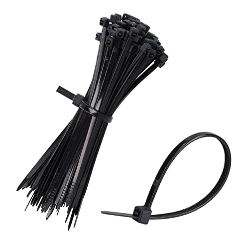 mumbi Kabelbinder schwarz 100mm x 2,5 mm UV-beständig Brandschutz UL 94 V2 Profi SET 100 Stück von mumbi