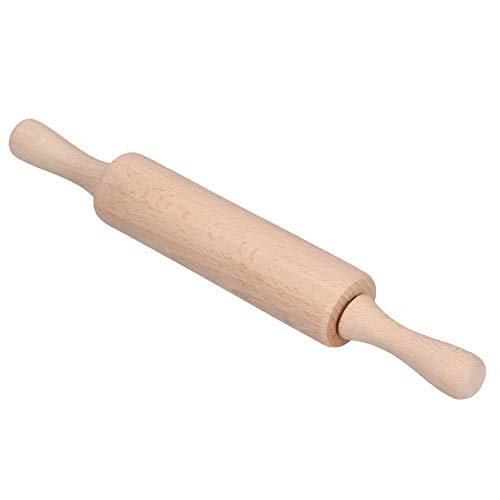 mumbi Nudelholz Teigrolle Teig Roller Teigroller Ausroller Backzubehör klein für mumbi aus Buchenholz, Kinder Teigroller, Braun von mumbi