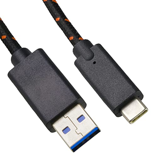 mumbi USB C Kabel Nylon 2m USB C Stecker auf USB A Stecker Nylonkabel von mumbi