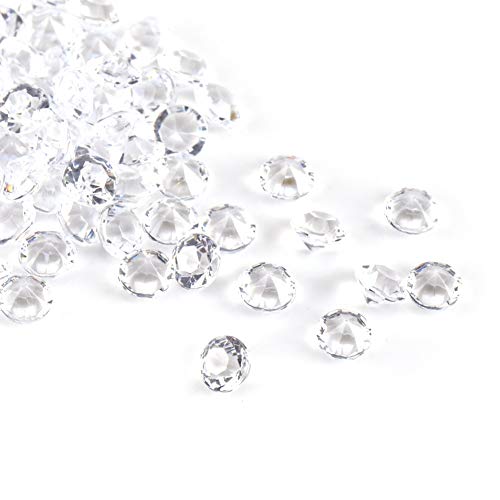 1000 Stück Acrylperlen, Acrylkristall-Diamant-Vase-Füllperlen, DIY-Perlen für Hochzeitsfeier, Tischdekoration(klar) von mumisuto