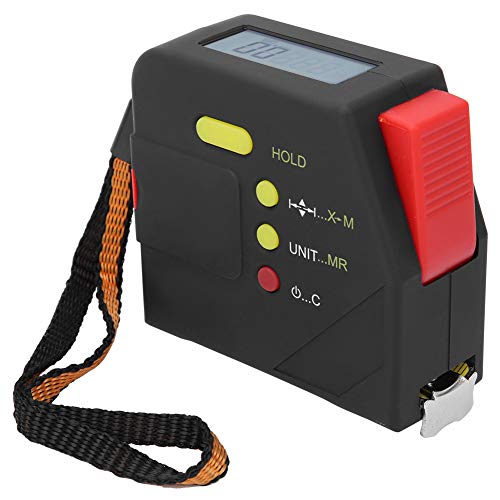 Massband Entfernungsmesser,Entfernungsmesser Digital,5m Digitales LCD Display Maßband Elektronisches Maßband Holzbearbeitungslineal,Mit Datenaufbewahrungsfunktion von mumisuto