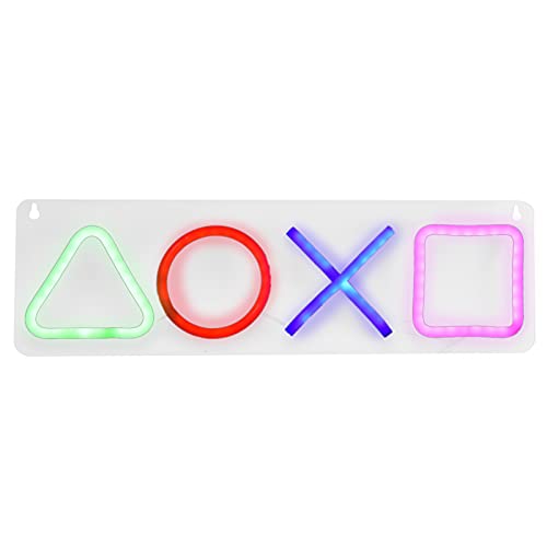 mumisuto Neon-Schild, PS5-Spiele LED-Neonlicht-Wandbehang-Dekor USB-betriebene Neon-Schilder für Schlafzimmer Ästhetische Weihnachts-Geburtstags-Party Bar Kinderzimmer von mumisuto