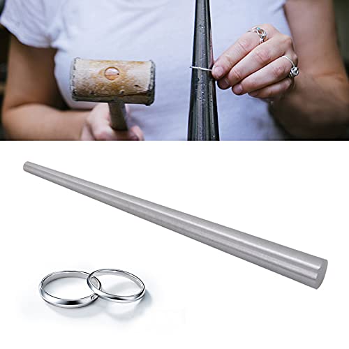 mumisuto Ringvergrößerer,Ringmandrel Sizer Gauge,Edelstahl Ringvergrößerer Stick Mandrel Sizer Werkzeug für die Schmuckherstellung und Ringformung(27cm) von mumisuto