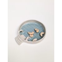 Handgefertigte Mini-Poolschale Aus Glasiertem Steinzeug, Perfekt Für Vorspeisen Oder Als Dekorationsobjekt von mumuinparis