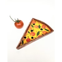 Leeres Taschen-Pizzablech Aus Keramik, Einzigartiges Handgefertigtes Stück von mumuinparis