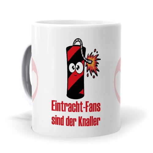 mundohuevo Originelle Fußballtasse, Frühstückstassen für Eintracht-Fans | Originelles Geschenk für Fußballfans | Fußballartikel | Eintracht von mundohuevo