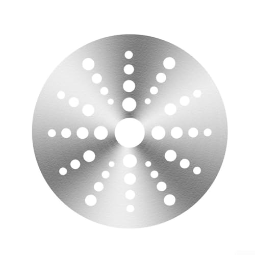 Edelstahl-Wärmeverteiler-Scheibe für Induktionsherde – Universal-Adapterplatte wandelt Glas und nicht magnetische Töpfe/Pfannen in Induktionsherde um, gleichmäßige Wärmeverteilung (19,8 cm) von munufe