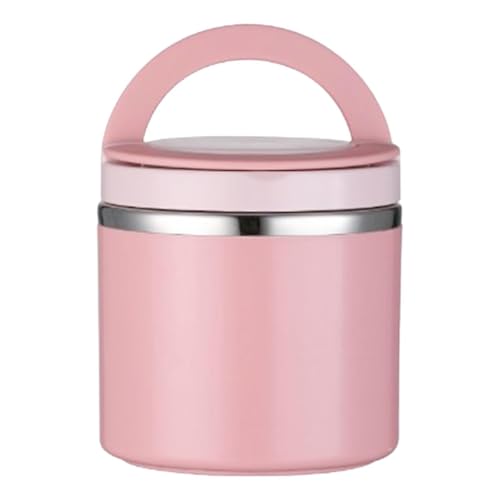 munufe 630 ml Lebensmittelflasche, Edelstahl, doppelwandig, vakuumisoliert, auslaufsicher, für heiße/kalte Speisen und Suppen, geeignet für Erwachsene und Kinder, Rosa munufe 630 ml Lebensmittelflasche, Edelstahl, doppelwandig, vakuumisoliert, auslaufsicher, für heiße/kalte Speisen und Suppen, geeignet für Erwachsene und Kinder, Rosa von munufe