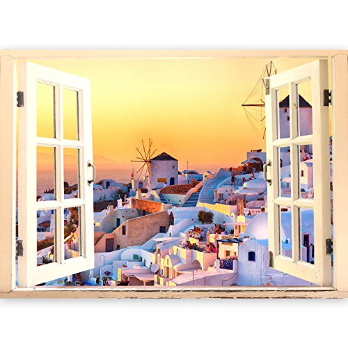 murando - 3D WANDILLUSION 140x100 cm - Wandbild Fototapete Poster XXL Fensterblick Vlies Leinwand Panorama Bilder Dekoration - Meer Strand Dünen murando - 3D WANDILLUSION 140x100 cm - Wandbild Fototapete Poster XXL Fensterblick Vlies Leinwand Panorama Bilder Dekoration - Meer Strand Dünen von murando