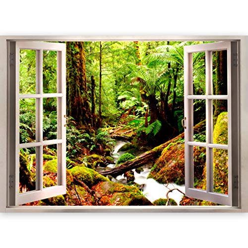 murando - 3D WANDILLUSION 140x100 cm - Wandbild Fototapete Poster XXL Fensterblick Vlies Leinwand Panorama Bilder Dekoration - Meer Strand Dünen murando - 3D WANDILLUSION 140x100 cm - Wandbild Fototapete Poster XXL Fensterblick Vlies Leinwand Panorama Bilder Dekoration - Meer Strand Dünen von murando
