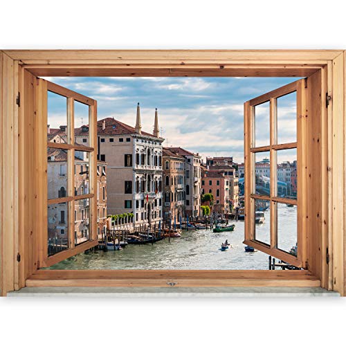 murando - 3D WANDILLUSION 140x100 cm - Wandbild Fototapete Poster XXL Fensterblick Vlies Leinwand Panorama Bilder Dekoration - Natur Landscape murando - 3D WANDILLUSION 140x100 cm - Wandbild Fototapete Poster XXL Fensterblick Vlies Leinwand Panorama Bilder Dekoration - Natur Landscape von murando