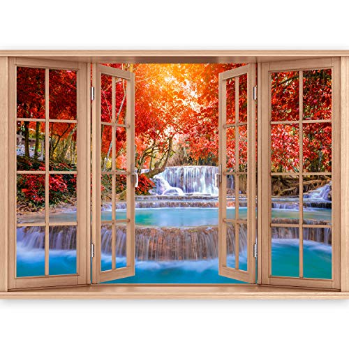 murando - 3D WANDILLUSION 140x100 cm - Wandbild Fototapete Poster XXL Fensterblick Vlies Leinwand Panorama Bilder Dekoration - Natur Landscape murando - 3D WANDILLUSION 140x100 cm - Wandbild Fototapete Poster XXL Fensterblick Vlies Leinwand Panorama Bilder Dekoration - Natur Landscape von murando