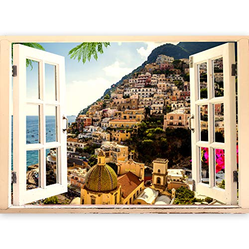 murando - 3D WANDILLUSION 210x150 cm - Wandbild Fototapete Poster XXL Fensterblick Vlies Leinwand Panorama Bilder Dekoration - Meer Strand Dünen murando - 3D WANDILLUSION 210x150 cm - Wandbild Fototapete Poster XXL Fensterblick Vlies Leinwand Panorama Bilder Dekoration - Meer Strand Dünen von murando