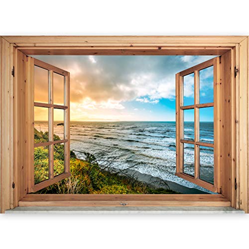 murando - 3D WANDILLUSION - Wandbild Fototapete Poster XXL Fensterblick Vlies Leinwand Panorama Bilder Dekoration - Natur Landscape 70x50 cm murando - 3D WANDILLUSION - Wandbild Fototapete Poster XXL Fensterblick Vlies Leinwand Panorama Bilder Dekoration - Natur Landscape 70x50 cm von murando