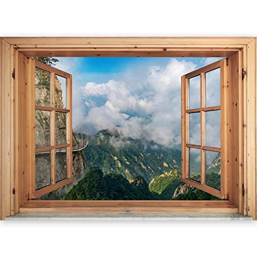 murando - 3D WANDILLUSION - Wandbild Fototapete Poster XXL Fensterblick Vlies Leinwand Panorama Bilder Dekoration - Natur Landscape 70x50 cm murando - 3D WANDILLUSION - Wandbild Fototapete Poster XXL Fensterblick Vlies Leinwand Panorama Bilder Dekoration - Natur Landscape 70x50 cm von murando
