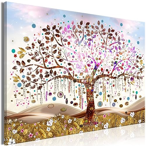 murando Acrylglasbild Gustav Klimt Baum des Lebens 1 Teilig Wandbild auf Acryl Glas Bilder Kunstdruck Moderne Wanddekoration - Abstrakt l-A-0059-k-a von murando
