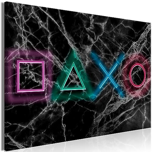murando Acrylglasbild für Gamers 1 Teilig Wandbild auf Acryl Glas Bilder Kunstdruck Moderne Wanddekoration - Spielkonsole Game i-A-0140-k-a von murando