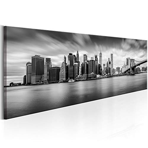 murando Akustikbild Bilder Akustikschaum Hochleistungsschallabsorber Schallschutz Leinwand 1 tlg Wandbild Raumakustik Schalldämmung New York Stadt City NY d-B-0154-b-a von murando