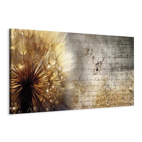 murando Akustikbild Pusteblume Bilder Akustikschaum Hochleistungsschallabsorber Schallschutz Leinwand 1 tlg Wandbild Raumakustik Schalldämmung Blumen Natur b-C-0180-b-b von murando