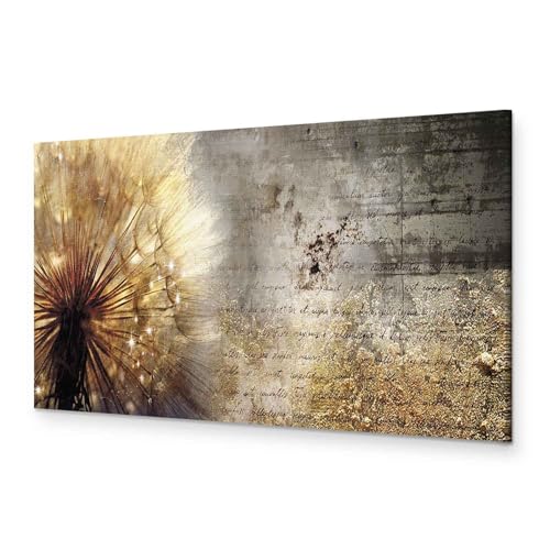 murando Akustikbild Pusteblume Bilder Akustikschaum Hochleistungsschallabsorber Schallschutz Leinwand 1 tlg Wandbild Raumakustik Schalldämmung Blumen Natur b-C-0180-b-b von murando