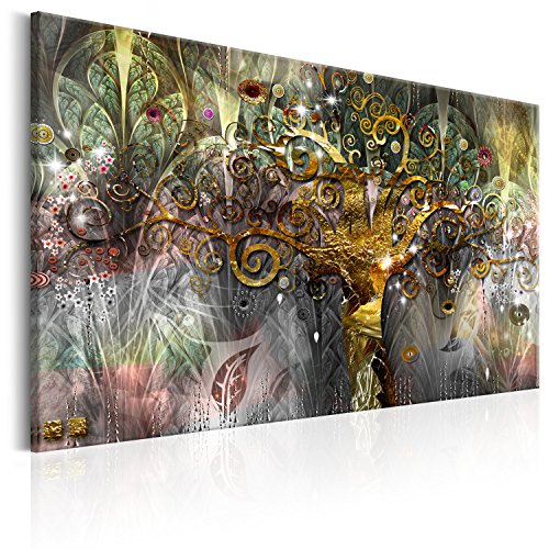 murando - Bilder Gustav Klimt Baum des Lebens 60x40 cm Vlies Leinwandbild 1 tlg Kunstdruck modern Wandbilder XXL Wanddekoration Design Wand Bild - Abstrakt l-A-0008-b-d von murando