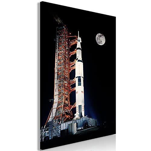 murando - Bilder Kosmos 30x45 cm Vlies Leinwandbild 1 tlg Kunstdruck modern Wandbilder Wanddekoration Design Wand Bild - Weltraum Rakete NASA Astronomie Astronaut i-B-0071-b-a von murando