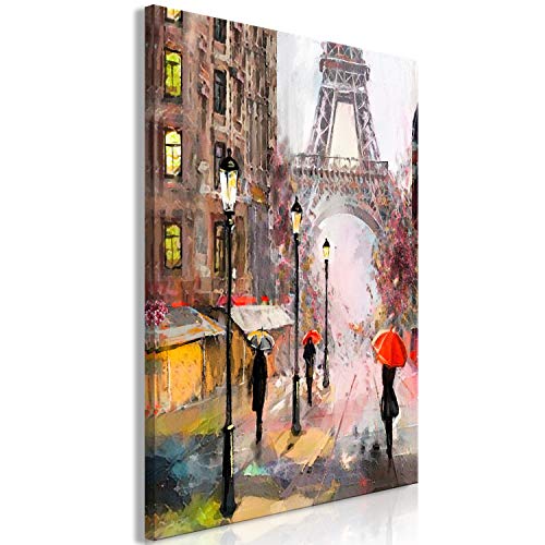 murando - Bilder Paris 40x60 cm Vlies Leinwandbild 1 tlg Kunstdruck modern Wandbilder XXL Wanddekoration Design Wand Bild - Stadt City Eiffelturm wie gemalt d-B-0223-b-a von murando