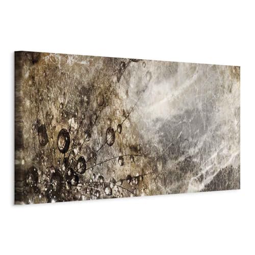 murando - Wandbilder XXL Pusteblume 120x40 cm 1 tlg - Wand Deko Vlies Leinwand Bilder Groß Wanddeko Wohnzimmer Schlafzimmer Kunstdrucke Panoramabild Blumen Löwenzahn Natur wie gemalt von murando