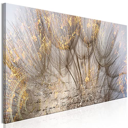 murando - Bilder Pusteblume 90x30 cm Vlies Leinwandbild 1 tlg Kunstdruck modern Wandbilder XXL Wanddekoration Design Wand Bild Panoramabild Blumen Natur Vintage Löwenzahn von murando