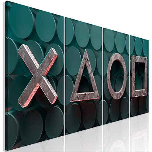 murando - Wandbilder mehrteilige für Gamers Spielkonsole Vlies Leinwandbild 4 Teilig 80x30 cm Kunstdruck Wandbilder XXL Gamingzimmer Wanddekoration Gaming Deko Design Jugendzimmer Wand Bild murando - Wandbilder mehrteilige für Gamers Spielkonsole Vlies Leinwandbild 4 Teilig 80x30 cm Kunstdruck Wandbilder XXL Gamingzimmer Wanddekoration Gaming Deko Design Jugendzimmer Wand Bild von murando