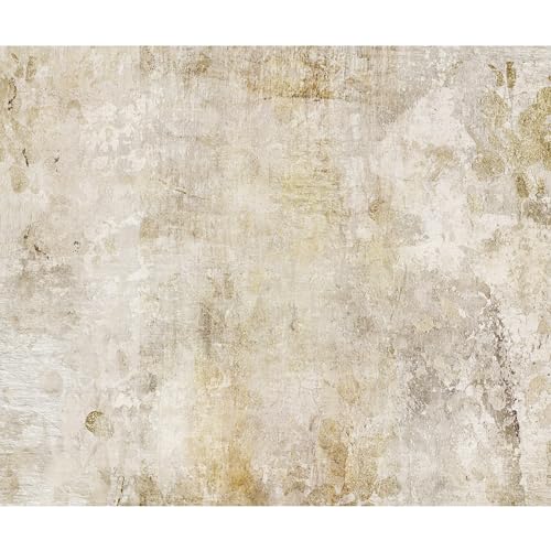 murando - Vlies Fototapete Betonoptik 450x315cm Vlies Tapeten Wandtapete XXL Moderne Wanddeko Mustertapete Design Wand Dekoration Vliestapete Wohnzimmer Schlafzimmer Büro Flur Beton Effekt braun beige von murando