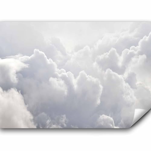 murando Fototapete Himmel 350x256 cm Vlies Tapeten Wandtapete XXL Moderne Wanddeko Design Wand Dekoration Wohnzimmer Schlafzimmer Büro Flur Wolken Natur blau weiß n-C-0353-a-a von murando