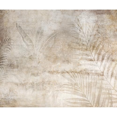murando Fototapete Premium-Vlies Palmenblätter 450x315cm Foto Tapete Schlafzimmer Wohnzimmer Vliestapete XXL Wandtapete Motivtapeten Bildtapete 3d Effekt Wand Dekoration Palmen Natur Betonoptik beige murando Fototapete Premium-Vlies Palmenblätter 450x315cm Foto Tapete Schlafzimmer Wohnzimmer Vliestapete XXL Wandtapete Motivtapeten Bildtapete 3d Effekt Wand Dekoration Palmen Natur Betonoptik beige von murando