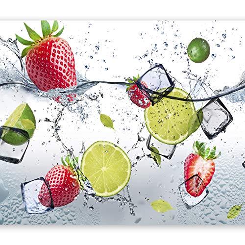 murando - Fototapete Selbstklebend Küche 98x70 cm - Foto Tapete Tapetenfolie Möbelfolie Wandverkleidung Wandtapete Motivtapeten Bildtapete Wohnzimmer 3d Effekt Modern – Obst Limone Eis 10110908-2 murando - Fototapete Selbstklebend Küche 98x70 cm - Foto Tapete Tapetenfolie Möbelfolie Wandverkleidung Wandtapete Motivtapeten Bildtapete Wohnzimmer 3d Effekt Modern – Obst Limone Eis 10110908-2 von murando