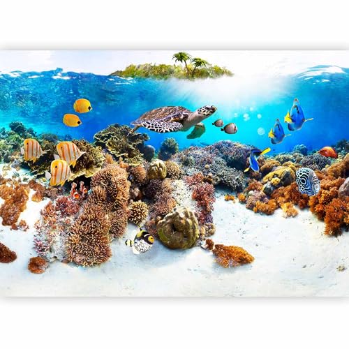 murando - Vlies Fototapete Unterwasserwelt 150x105cm Foto tapete Schlafzimmer Wohnzimmer Moderne Vliestapete XXL Wandtapete Motivtapeten 3d Effekt Wand Dekoration - Ozean Fisch Meer Natur 10110903-48 murando - Vlies Fototapete Unterwasserwelt 150x105cm Foto tapete Schlafzimmer Wohnzimmer Moderne Vliestapete XXL Wandtapete Motivtapeten 3d Effekt Wand Dekoration - Ozean Fisch Meer Natur 10110903-48 von murando