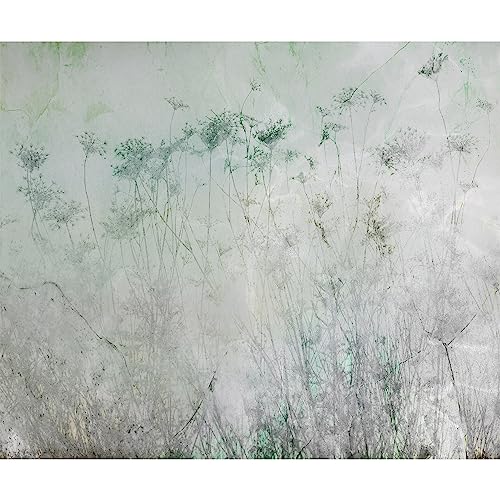 murando Fototapete selbstklebend Abstrakt Blumen 245x175 cm Tapete Wandtapete Klebefolie Dekorfolie Tapetenfolie Wand Dekoration Wandaufkleber Wohnzimmer Natur Botanik wie gemalt von murando