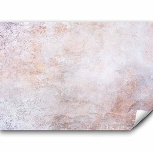 murando Fototapete selbstklebend Betonoptik 294x210 cm Tapete Wandtapete Klebefolie Dekorfolie Tapetenfolie Wand Dekoration Wandaufkleber Wohnzimmer Abstrakt Steinoptik beige von murando