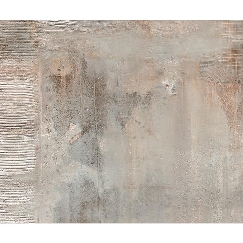 murando Fototapete selbstklebend Betonoptik 343x256 cm Tapete Wandtapete Klebefolie Dekorfolie Tapetenfolie Wand Dekoration Wandaufkleber Wohnzimmer Abstrakt Steinoptik beige von murando